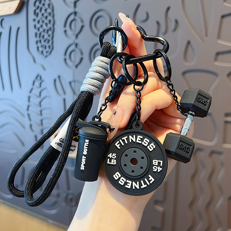 พวงกุญแจซิลิโคนรูปแผ่นบาร์เบลล - Health Wellness Gifts บทวิจารณ์และราคา