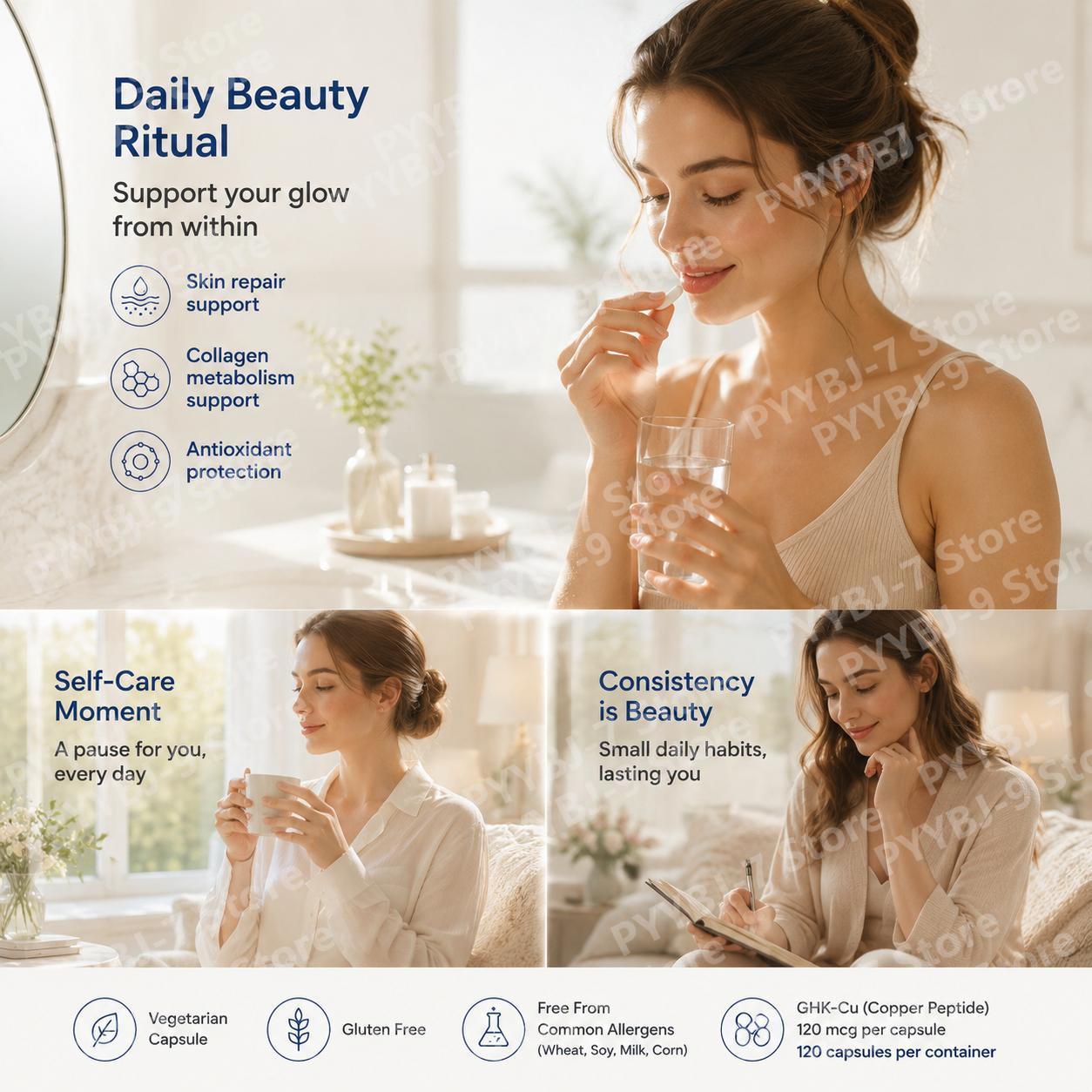 แคปซูลเสริม GHK-Cu คอปเปอร์เปป - Health Wellness & Psychology บทวิจารณ์และราคา