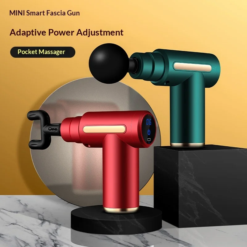 ปืนนวดขนาดเล็กแบบพกพา USB ชาร์ - Massage Gun Deep Tissue บทวิจารณ์และราคา