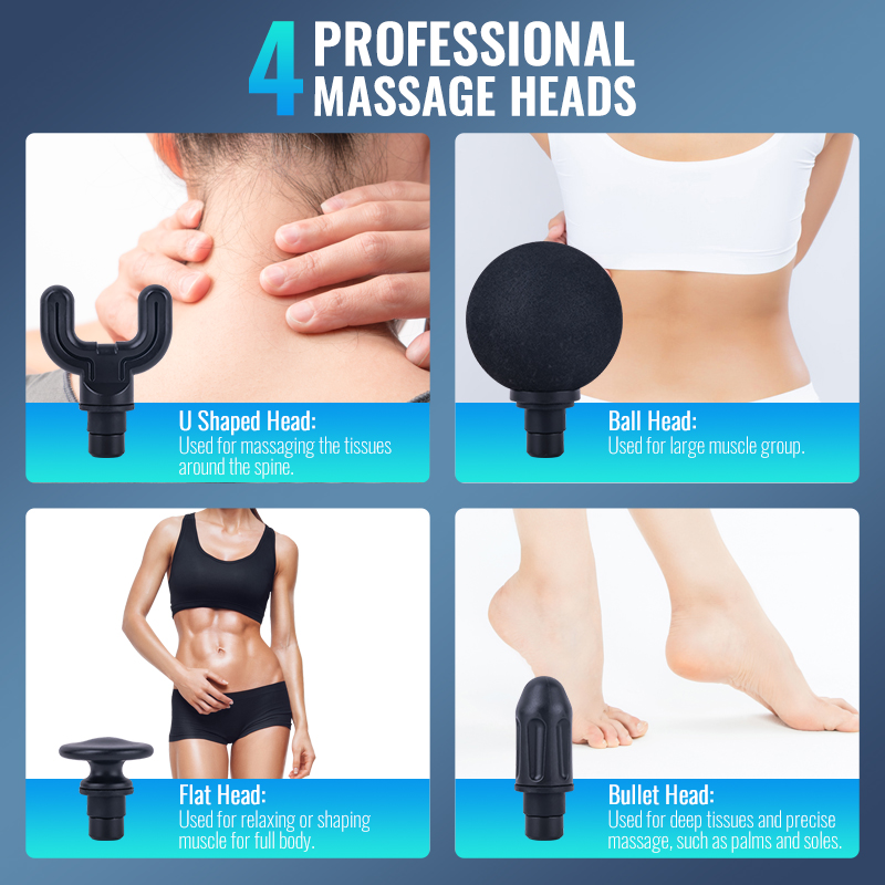 ปืนนวดกล้ามเนื้อแบบด้ามยาว นวด - Massage Gun Deep Tissue บทวิจารณ์และราคา